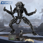 MOC Alien Facehugger Tellistest Mudel Xenomorph Olend Alien Facehugger Ehitusklotsid M&auml;nguasjad J&otilde;ulu-S&uuml;nnip&auml;evakingitused