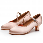 Naiste tantsukingad Moodsad Klassikalised Tango Jazz Standard Ballroom Ladina tantsukingad Must/Pruun/Roosa Satiinist Kontsaga 5/7cm 34 roosa
