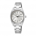 SEIKO Klassikaline Kvarts Roostevabast Terasest Naiste K&auml;ekell SUR349P1 valge