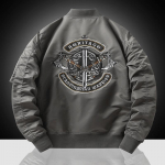 T&ouml;&ouml;riiete jope Air Force Ma1 pommitaja jakk Meeste tikitud pesapallivormi jope XXXXL hall