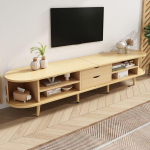 Telerialus - MUVOE - Ovaalne - 2 sahtlit - Puidus&uuml;&uuml;tega MDF - Kandev&otilde;ime 30KG