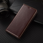 Crazy Horse Ehtne Nahast &Uuml;mbris Redmi Note 7 8 8T 9 9S 10 10S 11 12 13 14 15 Pro + Plus Telefonrahakott Katte&uuml;mbrised Note 15 Pro Plus&Genuine Leather kohv