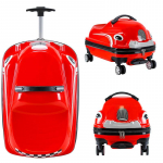 Laste 3-in-1 Punane Auto 20-tolline Kohver 20 inch
