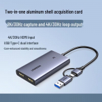 Ugreen HDMI 4K USB video j&auml;&auml;dvustuskaart