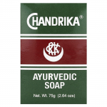 Chandrika seep, ajurveediline tahke seep, 1 pakk, 2,64 untsi (75 g)
