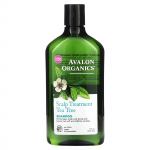 Avalon Organics, &Scaron;ampoon, Peanaha hooldus, Teepuu, 11 fl oz (325 ml)
