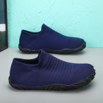 Naiste suvised paljajalu hingavad v&otilde;rgust tossud laia ninaga lamedad pehme tallaga jooksutossud meestele suured suurused 36 tumesinine v&auml;rv