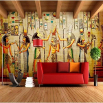3D moes tapeet Retro Euroopa seinamaaling Baar KTV TV taustasein 3D tapeet 200 cm(W) x 140 cm(H)