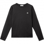 STONE ISLAND Logo &uuml;mmarguse kaelusega pikak&auml;eline T-s&auml;rk Meeste Topid K2S152100028S0013-V0029 L
