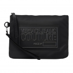Versace Jeans Couture T&otilde;mblukuga Nailonist Portfell Tavaline Meeste kotid Must 75YA4B65ZS932899 Basic Set (Bag+Dust Bag)