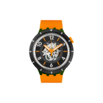 SWATCH Meeste 47mm Must Kell SB03G107 SB03G107 Black Dial black