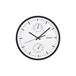 SEIKO Kvartsliikumine Pol&uuml;ester Seinakell Unisex Valge QXA525K QXA525K QXA525K DIAMETER 30.4CM