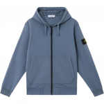 Stone Island Ss25 Varruka logomustriga lukuga kapuutsiga dressipluus Meeste dressipluus Air-Force-Blue K1S1561000-42S0051-V0024 M