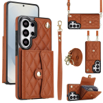 Paela kaardihoidja kott rahakott nahast &uuml;mbris Samsung Galaxy S26 Ultra S25 Plus S24 S23 A16 A15 A35 A55 jaoks kott crossbody taskukate Galaxy S23
