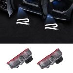 VW autoukse tervitusvalgusti logo projektorvalgusti tarvikud Volkswagen Golf R Rline Tiguan Touareg Polo GTI CC Passatile