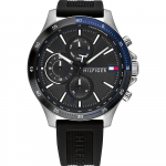Tommy Hilfiger Bank Must Silikoon/Kummist Rihm Meeste Kvartsikell 1791724 must