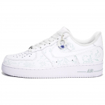 Nike Air Force 1 07 Wan Hua Nong, Warm Blue And White Porcelain Slip Resistant Slip Resistant Low top Skateboard Shoes CW2288-111(Team113-) 39