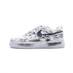 Nike Air Force 1 Must Valge Lapselik L&otilde;bu Veisenahk Kulumiskindel Madal L&otilde;ige Rula Kingad Unisex Valge Must CW2288-111(Team997-) 36