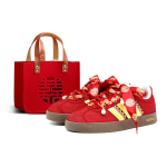 Adidas VL COURT 2.0 Cushioning, Wear Resistant Low top German Army Trainers Unisex Red Gold JS3003(Team52-S-BOX) 38 red
