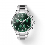 Tissot Roostevabast terasest Rohelise sihverplaadiga Meeste moekell T116.617.11.092.00 roheline