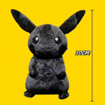 30CM X Fragment Anime tegelane Tume Pikachu nukk Kawaii Pop nukk Must Pikachu padi S&uuml;nnip&auml;evakingitus Naisele Dark Pikachu