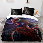 Siren Head Voodipesukomplekt Tekikott Padjap&uuml;&uuml;r &Uuml;he-/Kahekohaline Suurus Lastele T&auml;iskasvanutele Poistele T&uuml;drukutele Kodu Tekstiil 135X200cm-2pcs