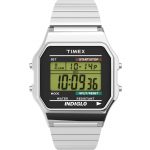 TIMEX Klassikaline Digitaalne T78587 Meeste K&auml;ekell H&otilde;bedane Roostevabast Terasest K&auml;ev&otilde;ru 30mm