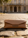 Burberry Pruun PU Nahast P&auml;ikeseprillide Kogu pruun