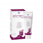 Ekran Soft SPF 50+ Silikooniga P&auml;ikesekaitsekreem SPF 50 | 50g Anh&uuml;driline P&auml;ikesekaitsekreem Rasusele Nahale Naistele ja Meestele | Mitte-rasvane ja veekindel | UVA-UVB kaitse