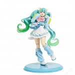 Laos Hatsune Miku Kassik&otilde;rvadega Kuju Fancy Versioon. 19cm PVC Anime kogutav mudel Lauakaunistus Kingitus