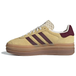 adidas Naiste Gazelle Bold Peaaegu Kollane Kastanipunane Naiste Tennised Imevalge IF5937 40⅔