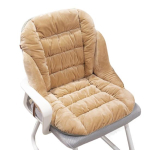 Istmepadi eemaldatava pestava kattega, paks suure elastsusega t&auml;idis, integreeritud disain, ergonoomiline toolipadi 45cm khaki