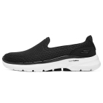 Skechers Go Walk 6 Sport libisevad l&ouml;&ouml;ki summutavad vastupidavad hingavad toetavad kerged taastulevad madalad vabaajajalatsid Naiste tossud 124523-BKW 35