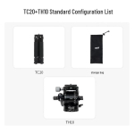 ZWO Seestar TH10 Statiivi Kinnitus Tarvikute Komplekt black