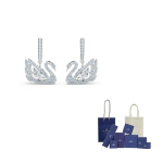 Swarovski Lifelong Bow Kunstkristallist K&otilde;rvar&otilde;ngad Naistele Valge One Size-Original Brand Box And Bag (Color Random) valge
