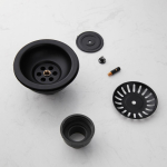 Kaasaegne 304 roostevabast terasest k&ouml;&ouml;givalamu &auml;ravoolu s&otilde;el-kork poleeritud pinnaga Lihtsalt puhastatav 3-aastane garantii hotellidele (Black,Stainless Steel) must
