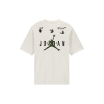 OFF-WHITE X Jordan Logo Tikitud T-s&auml;rk Sail DM0062-054 XS