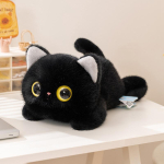 Kawaii Suure Silmaga Kass Pl&uuml;&uuml;sist M&auml;nguasi Must Valge Siiami Ragdoll Kass Pehme T&auml;idisega Kassipoja Nukk Armas Kodu Dekoor S&uuml;nnip&auml;evakingitused 20cm