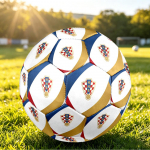 Horvaatia Jalgpall Tr&uuml;kitud Suurus 5 Jalgpall Kulumiskindel Standardne T&auml;iskasvanute Treeningjalgpall F&auml;nni Kingitus Sise- ja V&auml;listingimustesse M&auml;ngudeks Spordiks Size 5