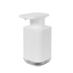 Automaatne vahuseebidosaator Roostevaba teras 450 ml Puutevaba USB-laetav (White,USB&DC3.7V) valge