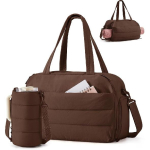 BAGSMART 2 komplekti spordikott naistele, joogakott veepudelihoidjaga, roosa | Joogaks, reisimiseks, sportimiseks, tantsuks, 25L pilatesekott, &ouml;&ouml;bimisduffel-kott One Size must