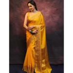 Sugathari Naiste Banarasi Saree Puhtast Kanjivaram Siidist Saree Pehme Uus Daamide Disainikandmine Pattu Sarees Viimane Sadi Pa 5.50 Mtr Saree With 0.80 Mtr Attached Blouse Pic kuld