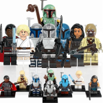 Star Warsi ehitusklotside figuur Boba s&otilde;dur Lahingukomplekti m&auml;nguasi Hariduslik mudel Laste kingitus XH1956-1963