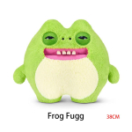 Fuggler Chonky Seeria 38CM Pehmed M&auml;nguasjad Naljakad Koledad Hambulised Koletise Nukud Armsad Loomad Diivani Kaunistus Viska Padi Lastele T&auml;iskasvanutele Kingitus beige