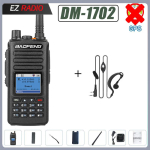 Baofeng DM-1702 Openg GD77 GPS Kahe režiimiga Analoog ja Digitaalne Walkie Talkie Tase 1+2 Kahe ajapilu VHF 136-174 UHF DM-1701 Uuendatud EURO