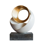 Minimalistlik Kaasaegne Loominguline Geomeetriline Skulptuur Ornament, Kunstide Dekoor N&auml;ituseruumi Elutoa Sissep&auml;&auml;su Lauaplaadile B&B P&otilde;randakaunistus 16*10*26CM