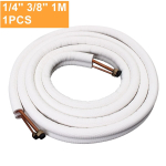 1/2/3/4/7m 1/4'' 3/8'' Isoleeritud Vasktoru Konditsioneeri Torud Liitmikud Paaris Spiraaltoru Jaotatud Liin Juhtmekomplekt Konditsioneer 2M