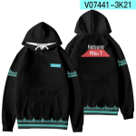 Moeyui Hatsune Miku 2D Cosplay T&otilde;mblukuga Huppar Kevadeks ja S&uuml;giseks XS