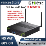 GMKtec K10 NucBox Mini PC Intel I9-13900HK DDR5 WiFi 6 BT5.2 Windows 11 Pro PCIe NVMe M.2 2280 HDMI2.0 Lauaarvuti M&auml;nguarvuti