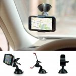 Universaalne 360 ​​kraadi p&ouml;&ouml;rlev automobiiltelefoni GPS-i suckeri hoidiku klambrialus